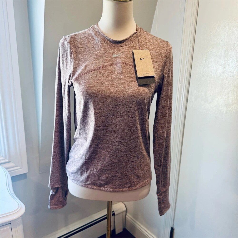 Nike NWT | Womens Running UV Dri-FIT  Swift Element | Size XS | Heather Mauve